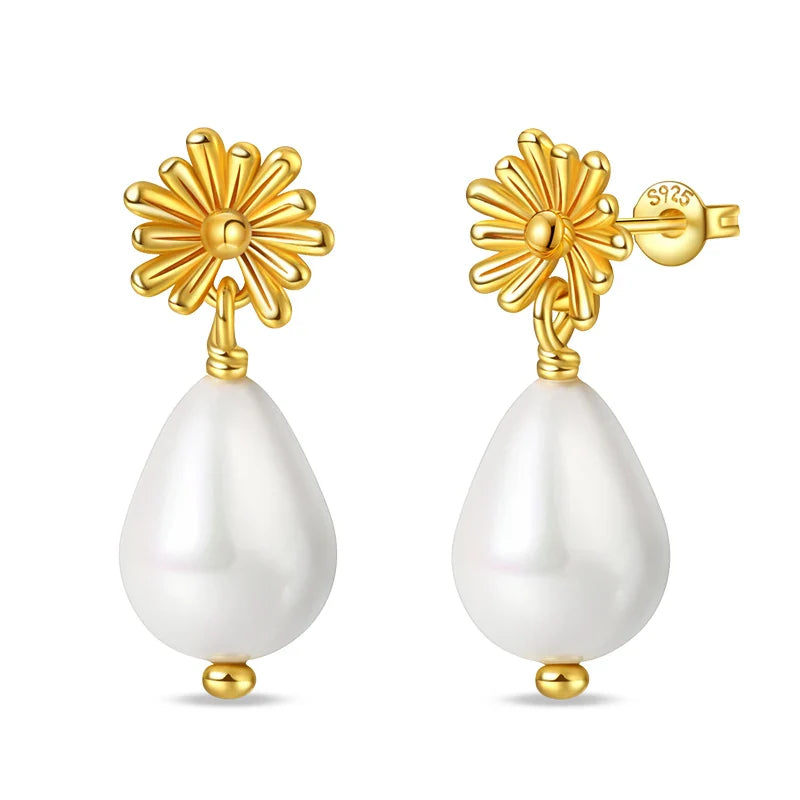 Eleganta örhängen – hoops med stjärnor, månar & pärlor