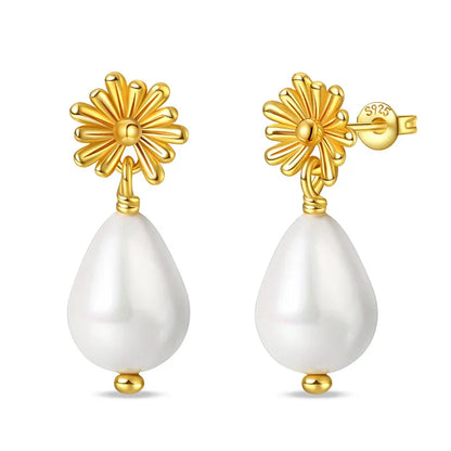 Eleganta örhängen – hoops med stjärnor, månar & pärlor