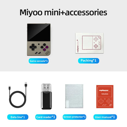 RetroPlay Mini+ V4 – bärbar retro spelkonsol 3,5” IPS skärm