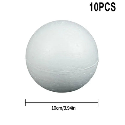 Polystyrenkulor – frigolitbollar för pyssel & dekoration (10 st, 50–100 mm)