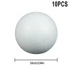 Polystyrenkulor – frigolitbollar för pyssel & dekoration (10 st, 50–100 mm)