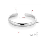 Armband Greta (cuff-armband i silver – retro polerad design)