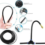 Universellt bevattningskit 5–20 m – roterande sprinkler med kopparmunstycke