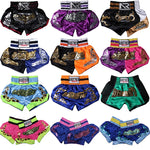 Muay Thai shorts – broderade kickboxningsshorts för vuxna & barn
