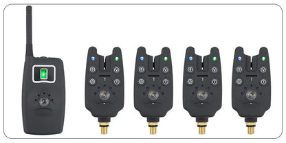 Trådlöst betesalarm – 1+4 set med swingers & väska