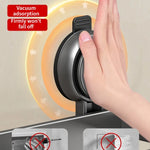 Badrumshylla med sugpropp – aluminium utan borrning