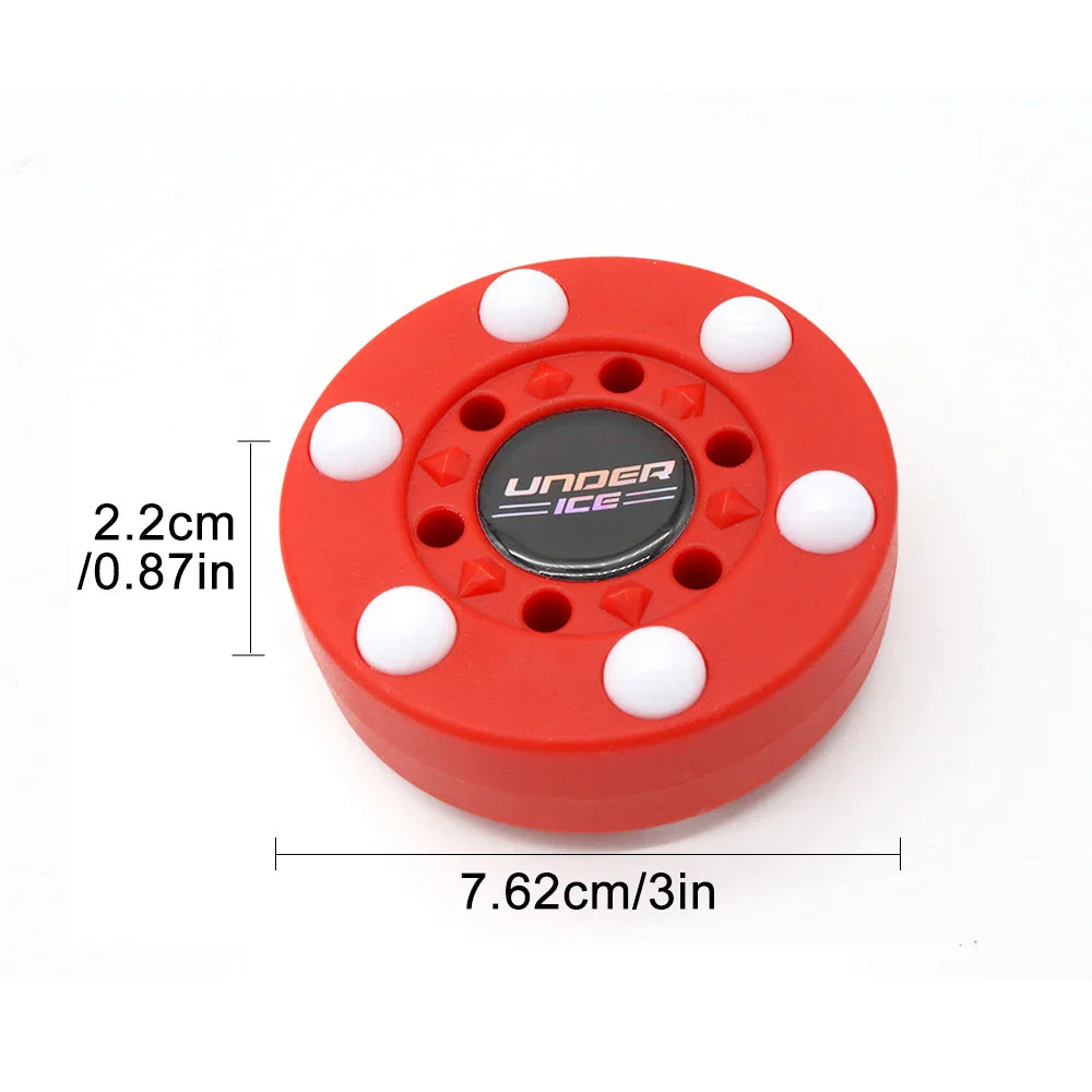 Jääkiekon harjoituskiekko – muovikiekko tekniikkaharjoitteluun