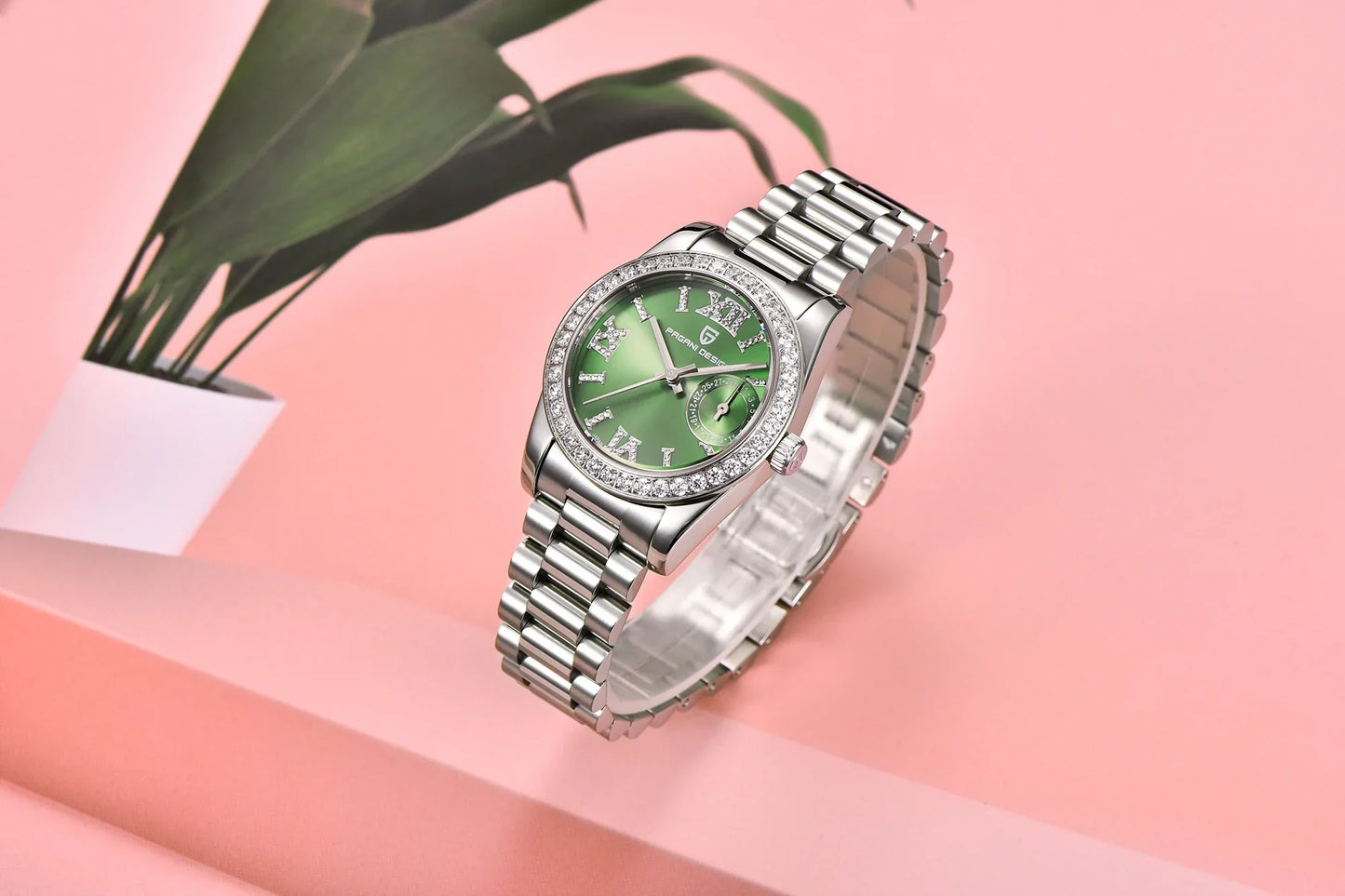 Klocka Lovisa (elegant damklocka 32 mm med safirglas & vattenskydd)