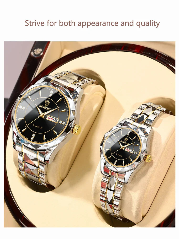 Klocka Ingrid (damklocka i silverfärg med datum & vattenskydd)