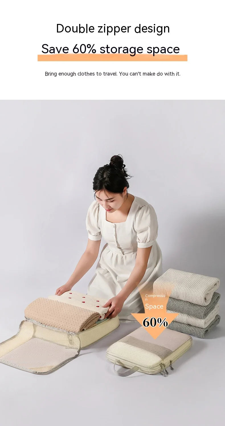 PackSmart™ – Kompressionspåsar för Resväskor