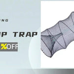 Fiskefälla – hopfällbart nät med 4–24 ingångar