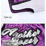Muay Thai shorts – broderade kickboxningsshorts för vuxna & barn