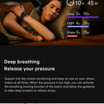 Smartklocka Nova (2,01” AMOLED – sport & hälsa, vattentät)