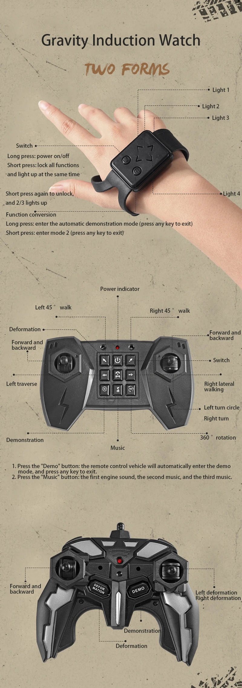 PowerFlip Duo – Geststyrd stuntbil med dubbel kontroll