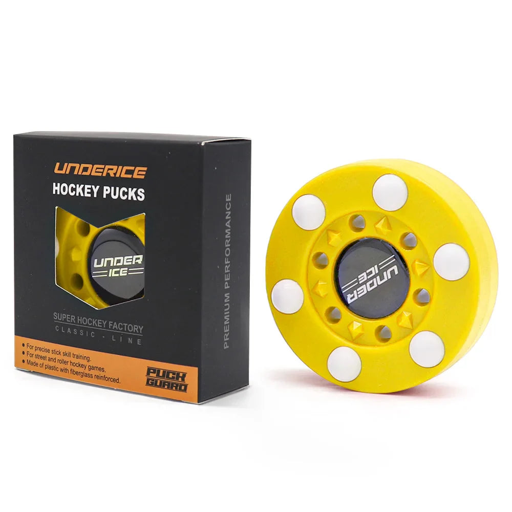 Jääkiekon harjoituskiekko – muovikiekko tekniikkaharjoitteluun