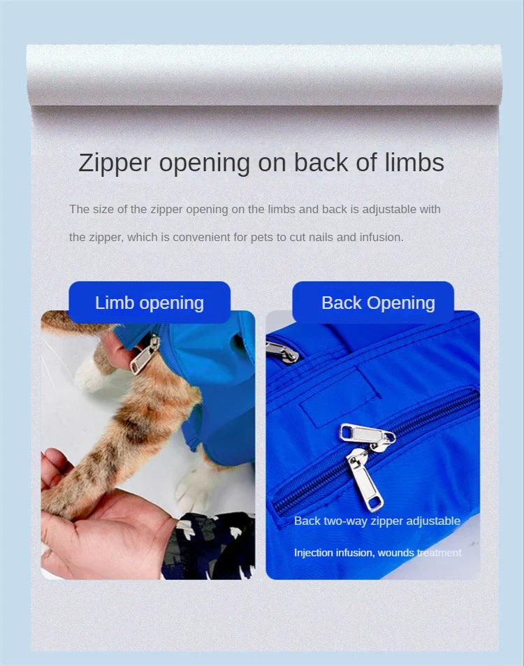 Kattväska med sele – bärbar transportväska för veterinär & resa