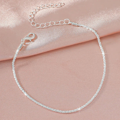 Fotlänk Linnea (kedja med zirkoner – vattentålig design)