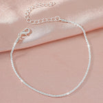 Fotlänk Linnea (kedja med zirkoner – vattentålig design)