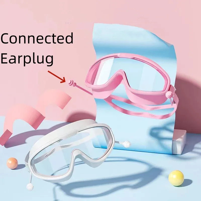 Simglasögon med stor ram – bred HD-vy & UV-skydd