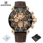 Klocka Marcus (sportig herrklocka med silikonarmband & kronograf)