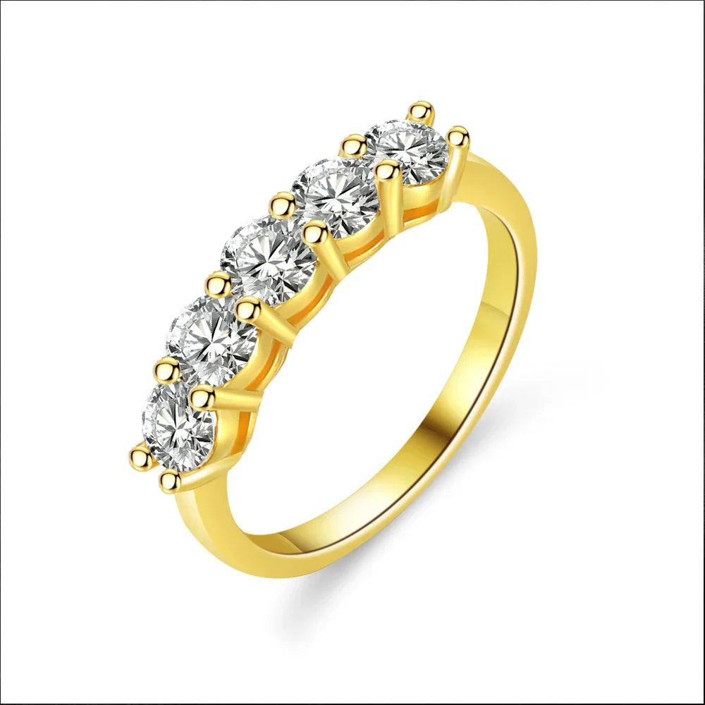 Evighetsring med sten – 4 mm