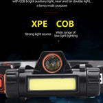 Ladattava otsalamppu – voimakas LED-valo magneetilla ja USB-liitännällä