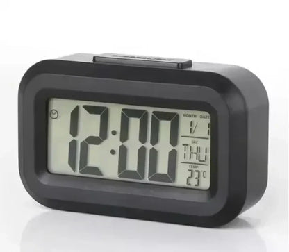 Digital väckarklocka med LED – alarm, kalender & snooze