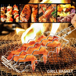 Grillgaller för korv – hopfällbart grillklipp för hotdogs & chorizo