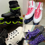 Vaxade skridskosnören – slitstarka ishockey skosnören