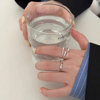 Ring Alma (justerbar ring i geometrisk flerlagersdesign)