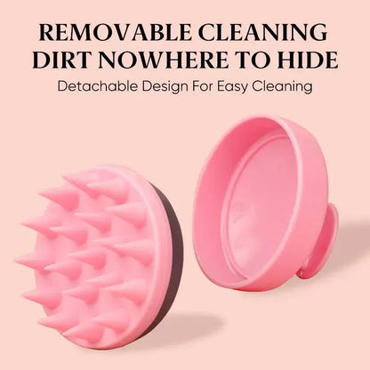 Silikon hårborste – massageborste för hårbotten & dusch