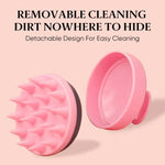 Silikon hårborste – massageborste för hårbotten & dusch