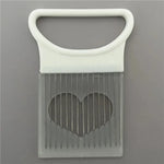 Lök- & tomathållare – skivningshjälp i rostfritt stål för grönsaker