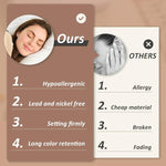 Örhängeset Nora (12-pack örhängen för piercing & brosk – stål & zirkoner)