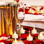 LED värmeljus – batteridrivna dekorationsljus (6–96 st)