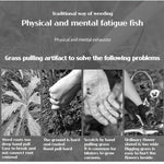 Portabel ogräsrensare – handverktyg för rötter och ogräs (utan skaft)