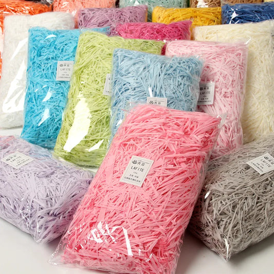 Fyllnadspapper konfetti – färgat strimlat papper (20/50g)