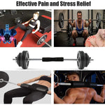 Skivstångsskydd gym – tjock vaddering för knäböj & styrketräning