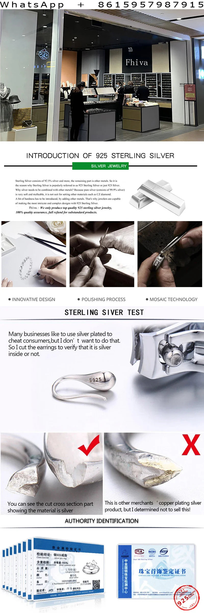 Halsband Klara (halsband med fyrklöver och gnistrande sten)