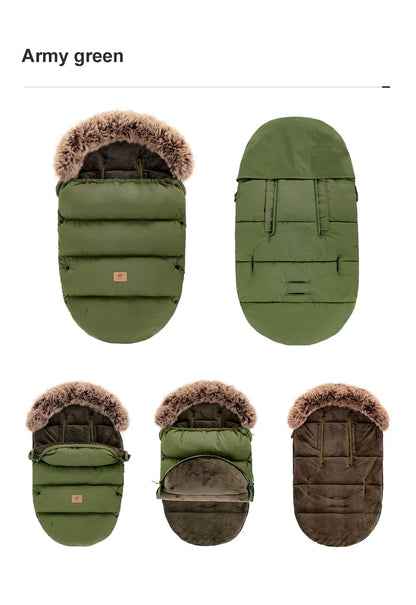 Premium Vinteråkpåse – Vind- & Vattentät (0–24 mån) – Universell Passform