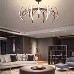 Nordisk taklampa LED – roterande design för vardagsrum & sovrum