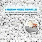 Molnkudde äggform – ergonomisk memory foam kudde för säng & amning