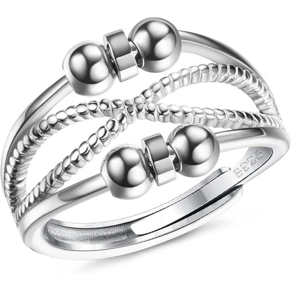 Snurrpärla ring – mot oro