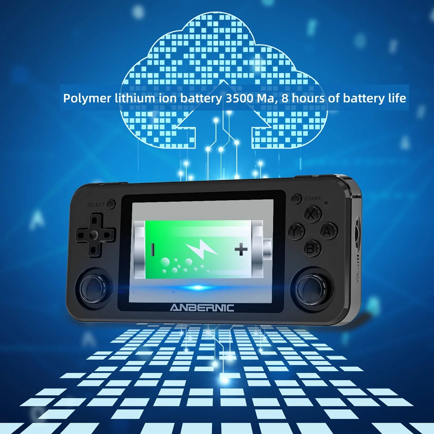 RetroSpel Pro 351 – bärbar spelkonsol 3,5” skärm (2500 spel)