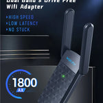 WiFi6Pro – Snabb USB-adapter 1800Mbps