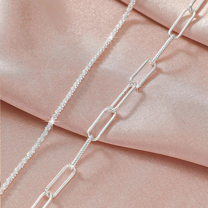 Fotlänk Linnea (kedja med zirkoner – vattentålig design)