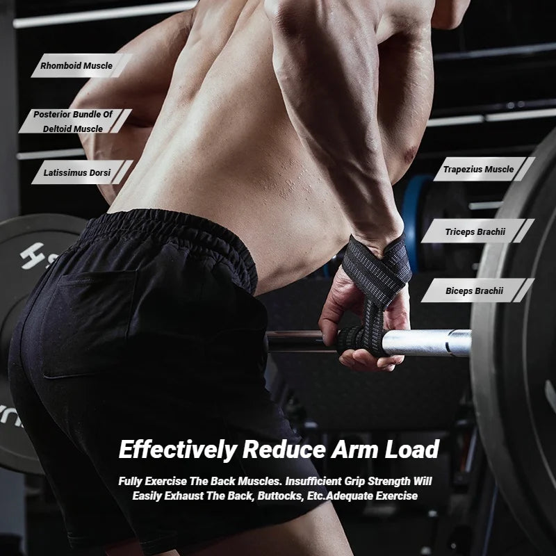 Träningsremmar – 2 st greppstöd för gym & marklyft