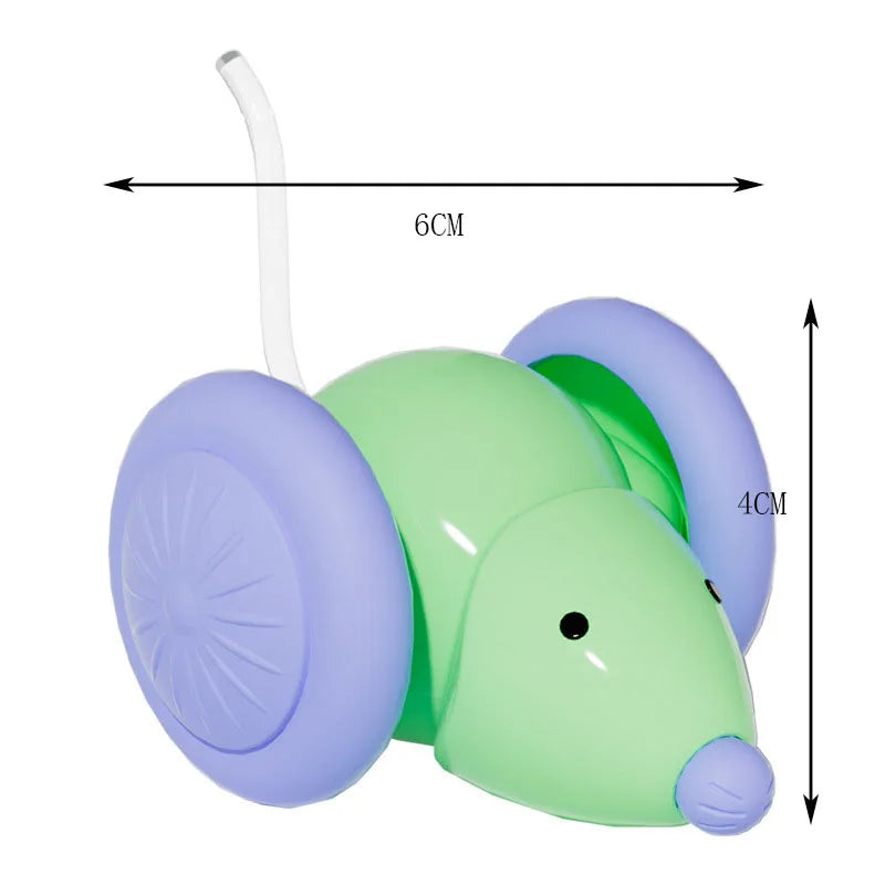 Jaktinstinkt™ Elektrisk kattleksak – Interaktiv mus med automatisk hinderundvikning