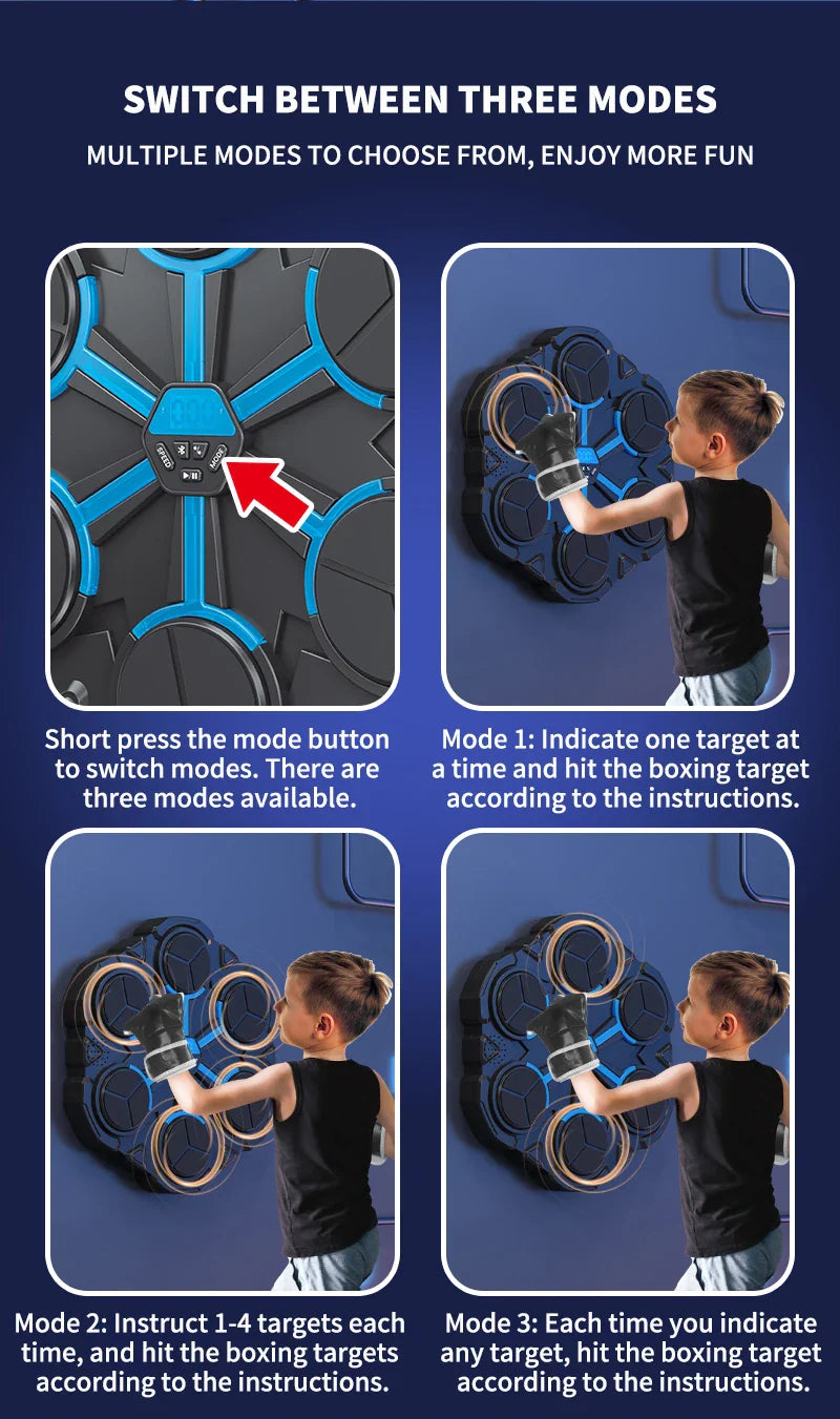 Boxningsmaskin vägg bluetooth