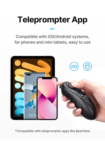 Universal Teleprompter för Kamera & Mobil - Bra när man skapar videos
